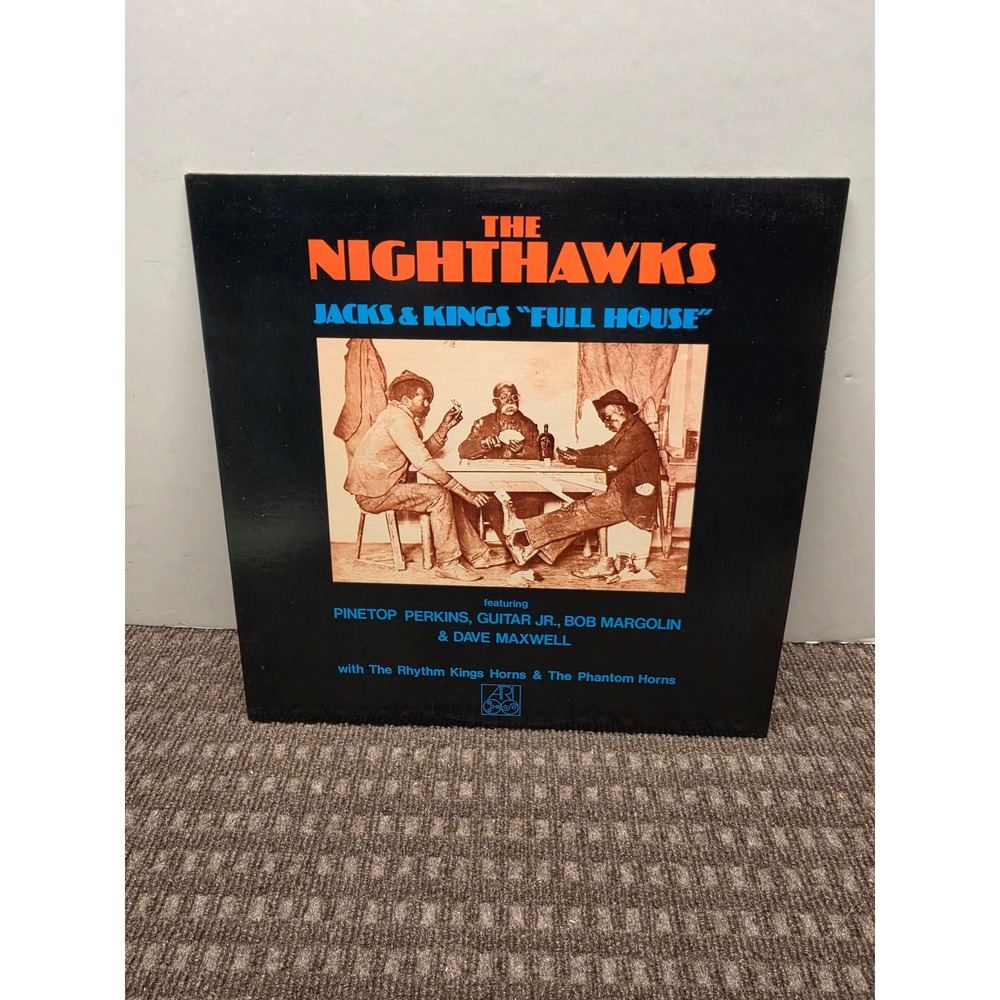 The Nighthawks Jacks & Kings Full House Vinyl LP Pinetop Perkins Adelphi AD 4125